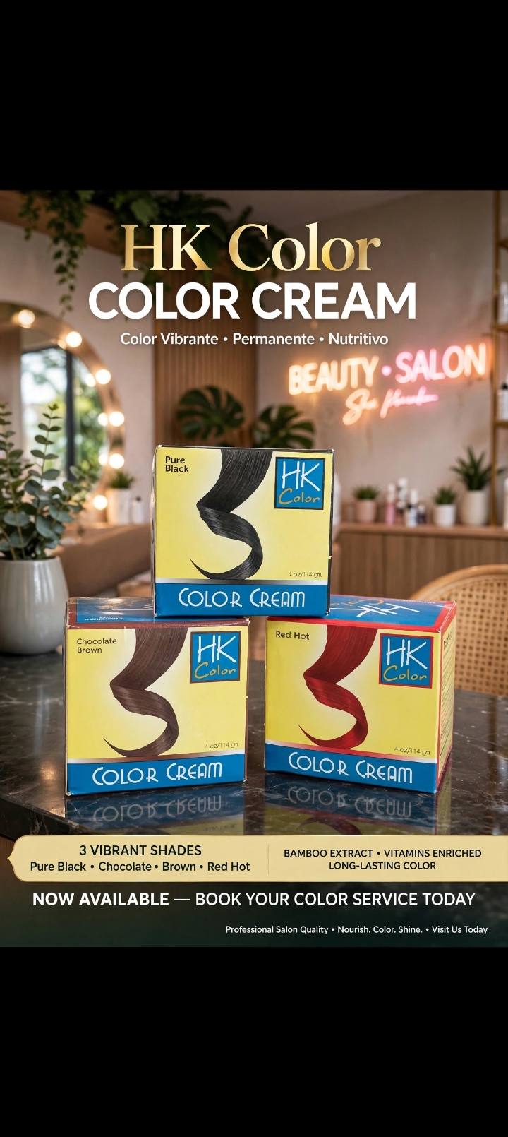 TINTE HK CREMA 4 OZ - RD$200.00