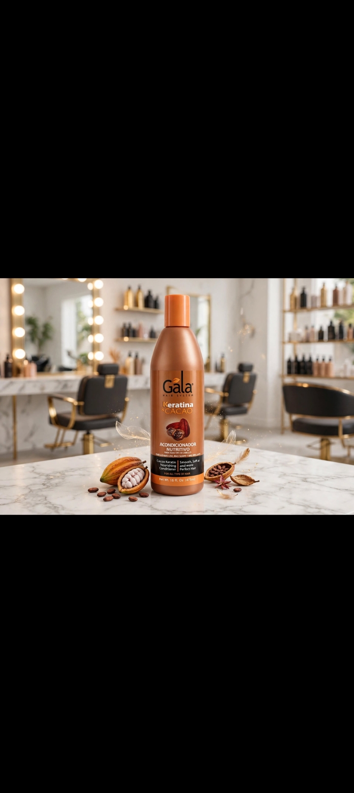 GALA ACONDICIONADOR KERATINA  CACAO - RD$350.00