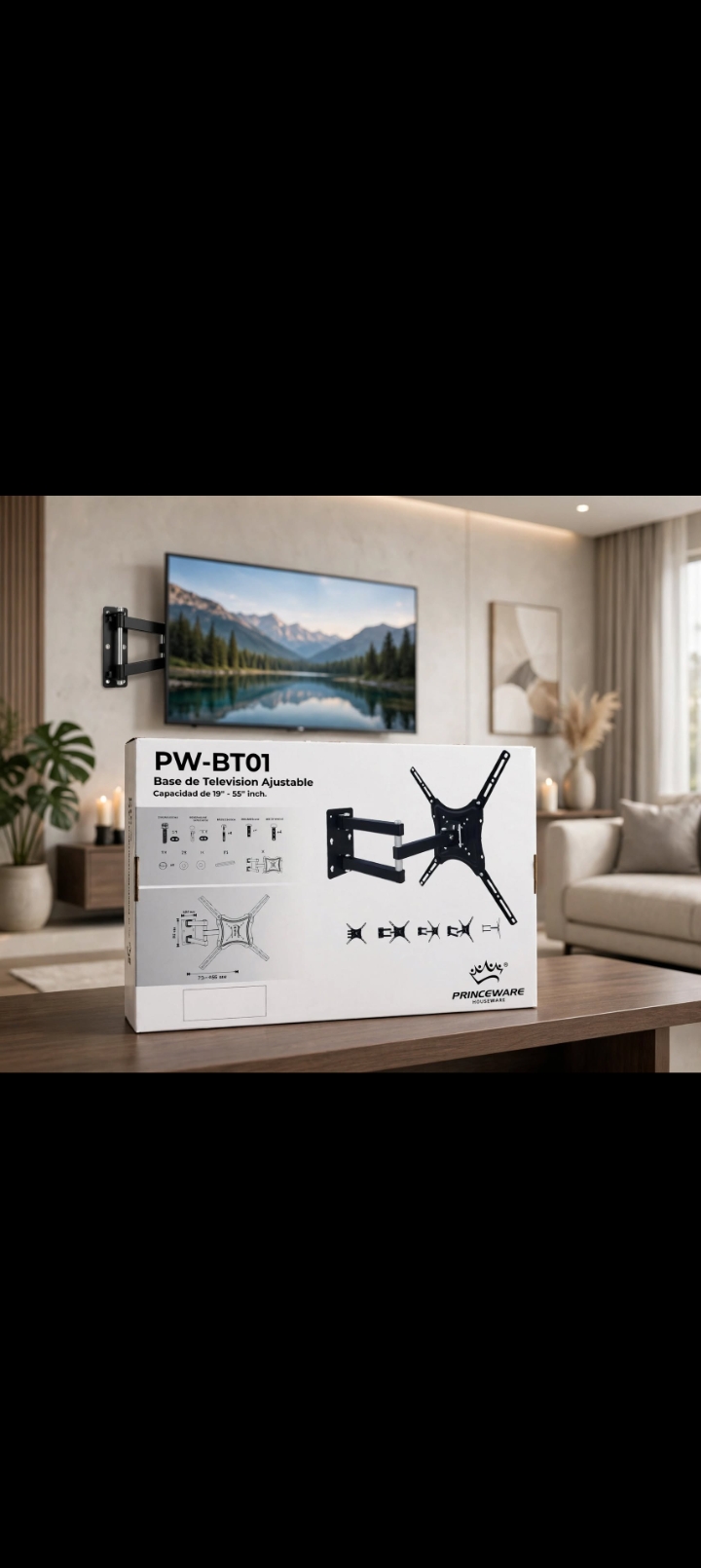BASE DE TELEVISOR PW-BT01 - RD$850.00